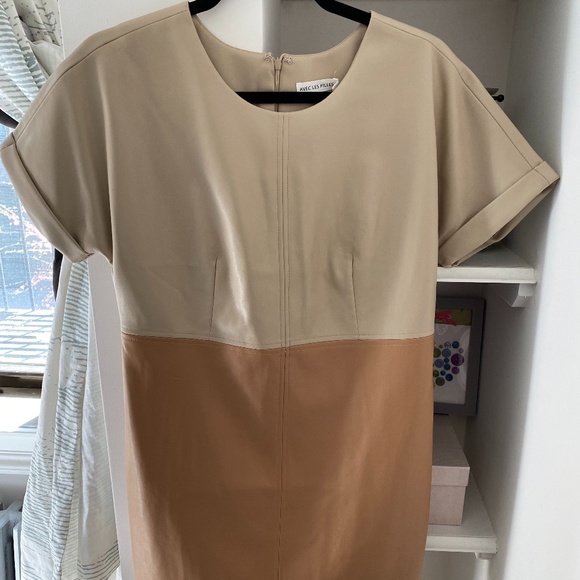 Anthropologie Faux Leather Mini Dress *BRAND NEW* - Picture 1 of 3
